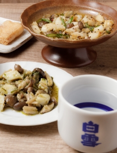一品料理とお酒